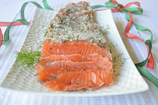 Cured Salmon with Dill